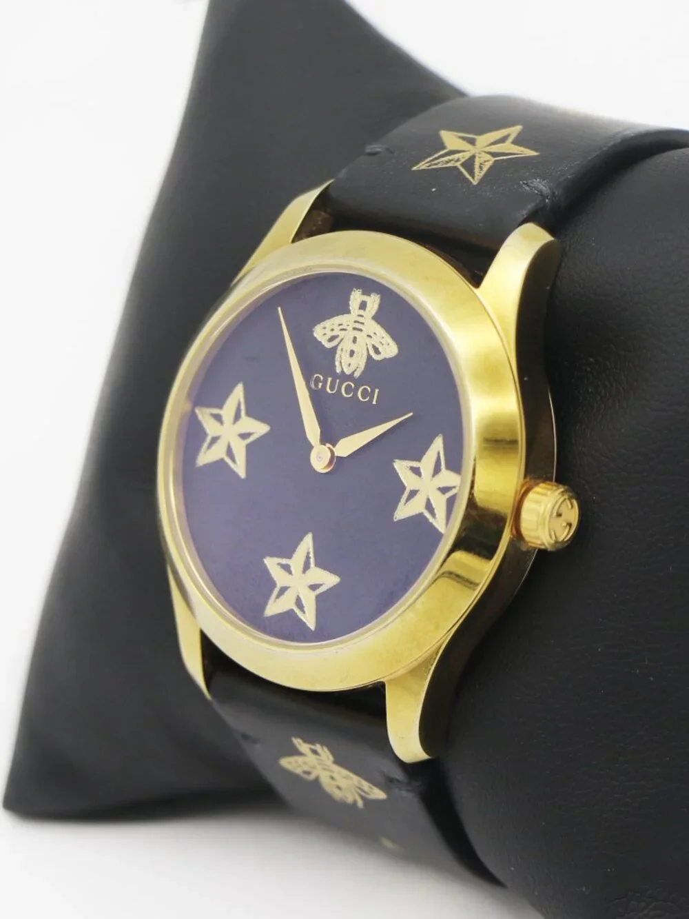 Gucci G-Timeless Gold Tone Black Watch model YA1264055